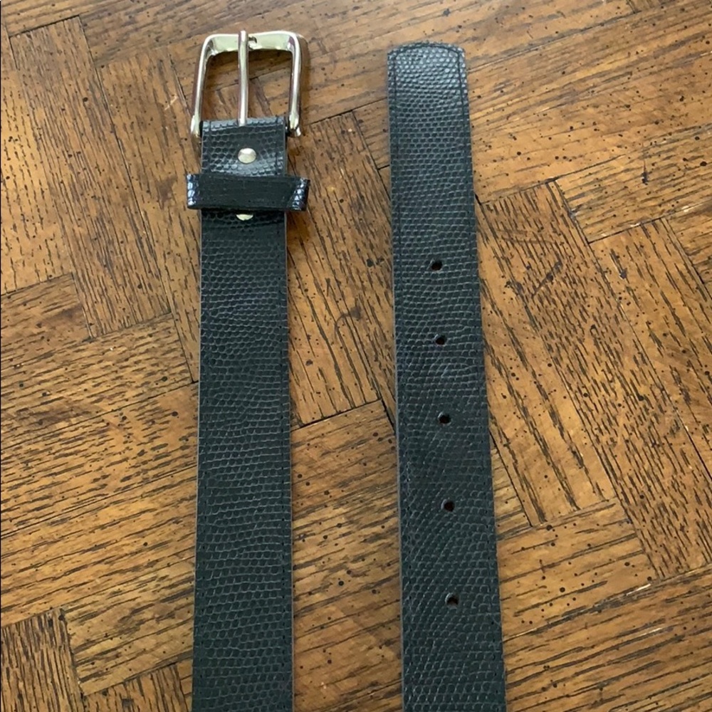 Free with Purchase Bundle of Sz 12 Black Faux Snake Belts - Picture 3 of 3